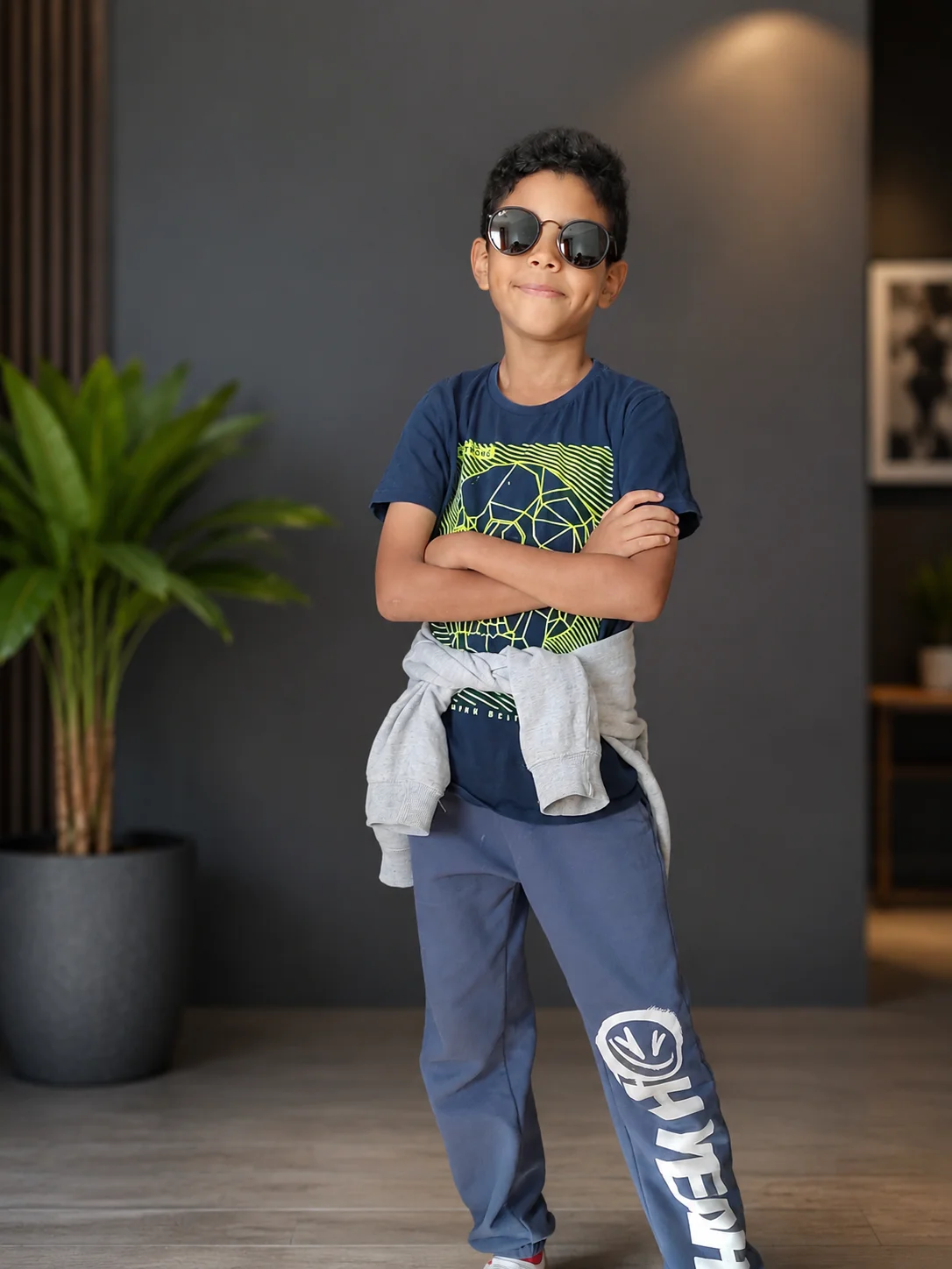 Enfant souriant, illustration du jeu Memory Darija